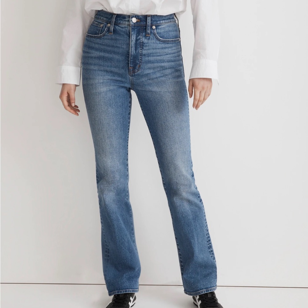 Madewell Skinny Flare Jeans in Fairson Wash